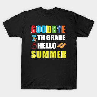 Goodbye 5th grade hello summer T-Shirt